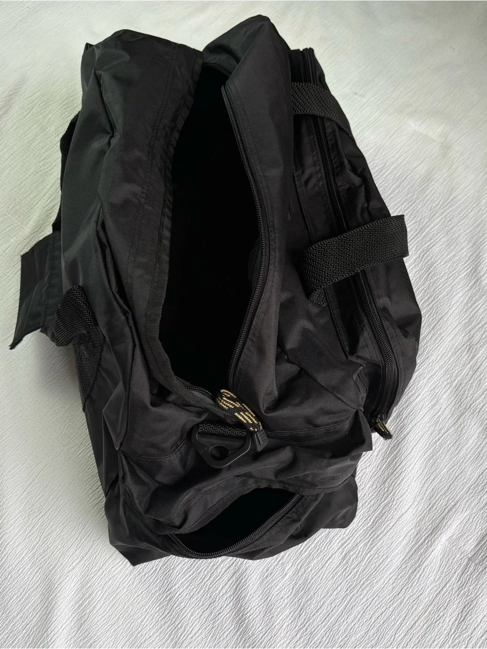 Vintage Super Bowl XXXIII x Coca-Cola Black Duffel Bag 1999 Miami Florida Bronco